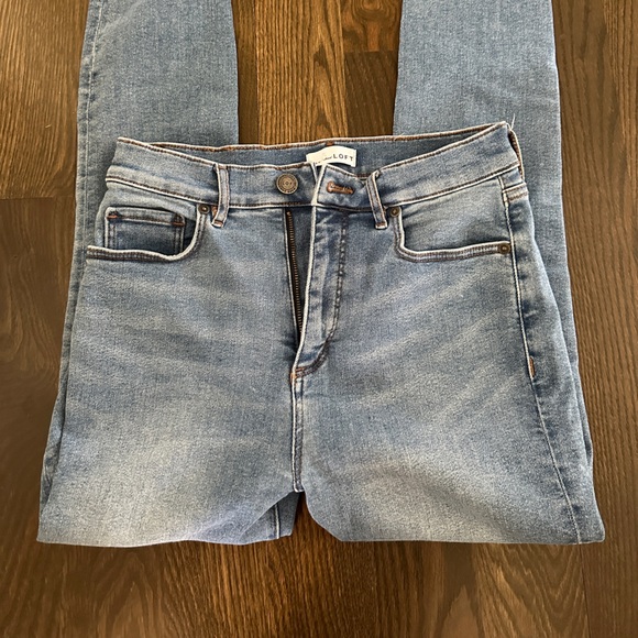 Loft High Waist Denim Legging - Picture 3 of 6